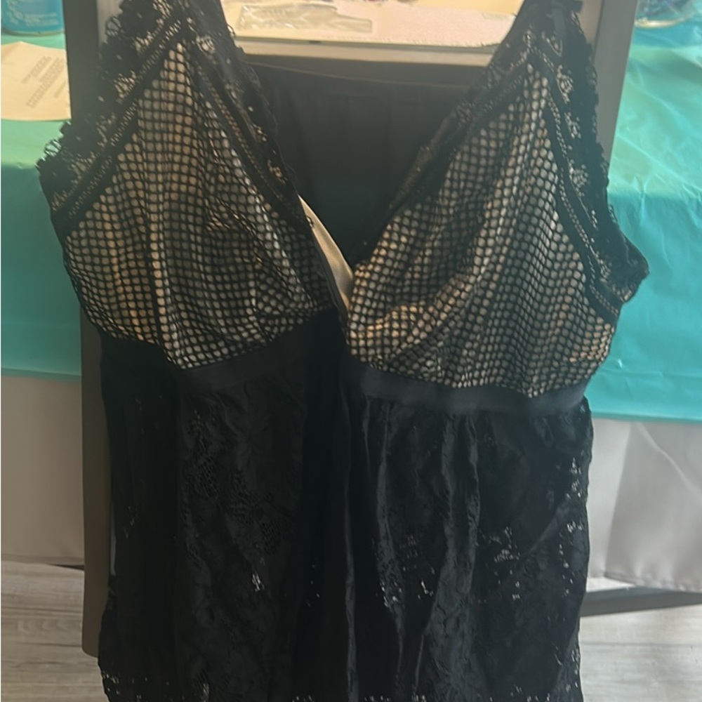 Women’s Black Lace Mesh lingerie